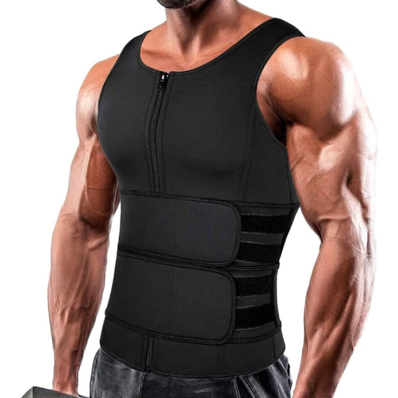 Men Body Shaper - Waist Trainer - Compression Undershirt 