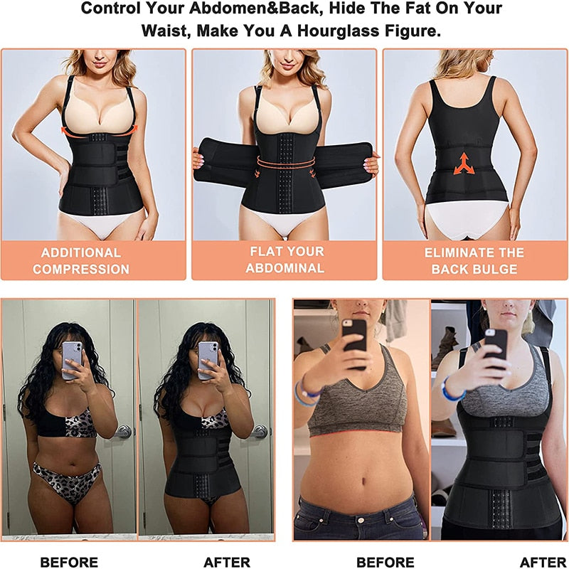 Waist Trainer for Women - Neoprene Slimming Exercise Corset