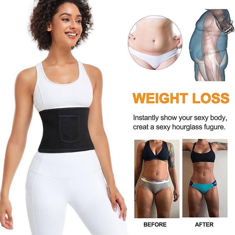 Waist Trainer for Women - Tummy Wrap - Workout Girdle For Weight Loss
