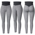 High Waist Leggings Seamless - Yoga Pants - Grey / S - 