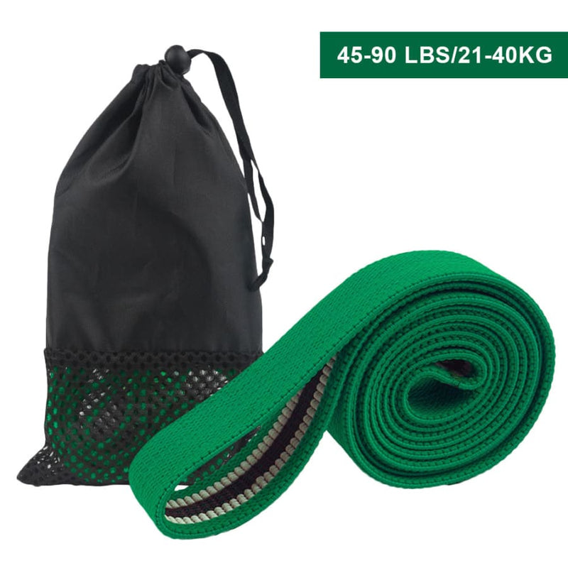 Resistance Bands For Legs And Butt Exercise Non Slip - Green