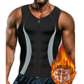 Sweat Vest for Men - Waist Trainer - Black / S - Waist 