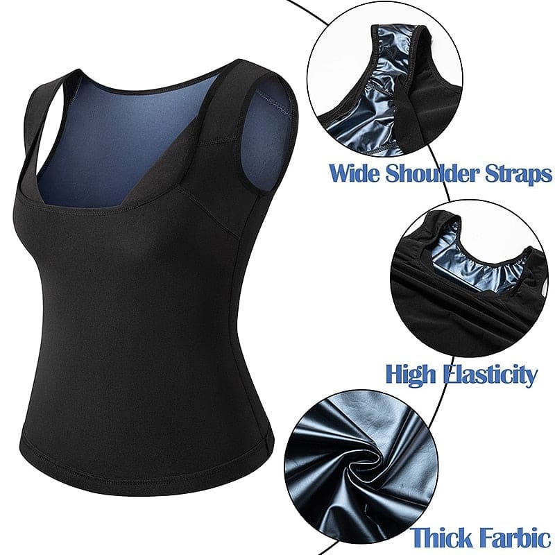 Woman’s Sauna Sweat Vest - Waist Trainer - Sweat Vest